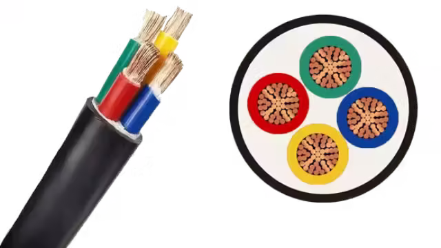 Cáp điện mềm VCT-Cu/PVC/PVC 4x2.5